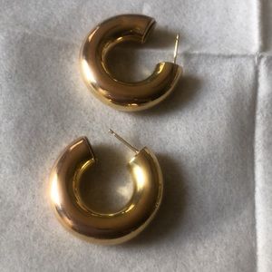 Aristocrazy Medium Gold Plated Sterling Silver Earrings
